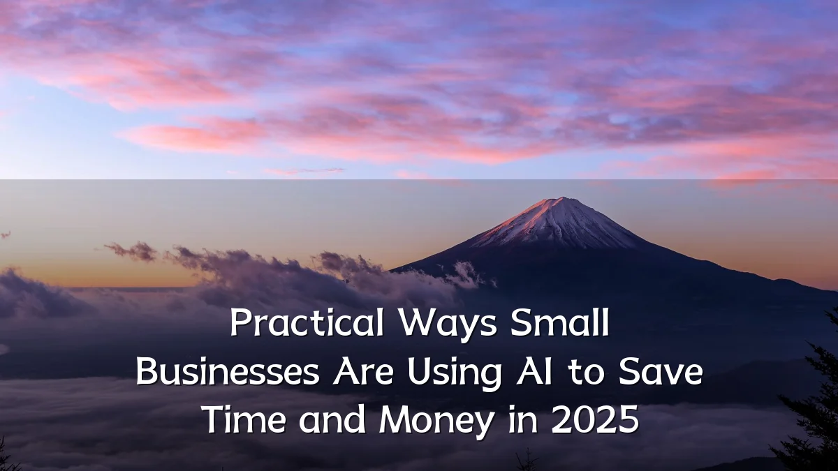 Practical Ways Small Businesses Are Using AI to Save Time and Money in 2025