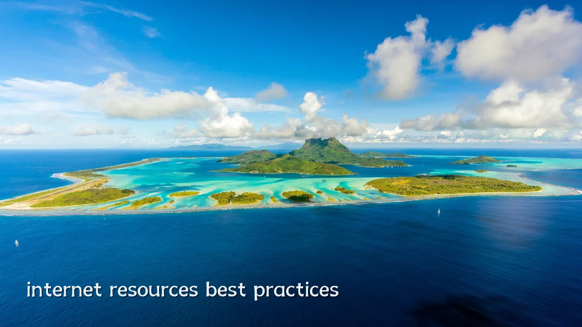 internet resources best practices