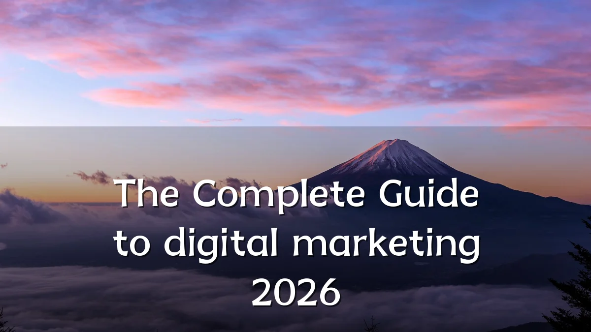 The Complete Guide to digital marketing 2026