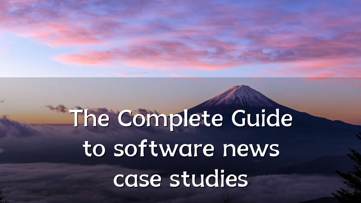 The Complete Guide to software news case studies